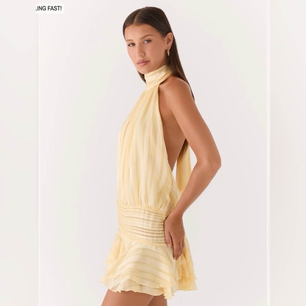 Peppermayo Willow Chiffon Mini Dress Size S - Picture 3 of 7